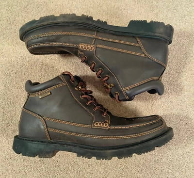 £59.99 • Buy Rockport Men's Hydro Shield Waterproof Brown Leather Boots / Size UK 8