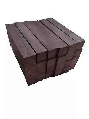 24Piece Black Walnut Pen Blanks 3/4 X 3/4 X 5  Lathe Turning Craft Wood Lumber • $13