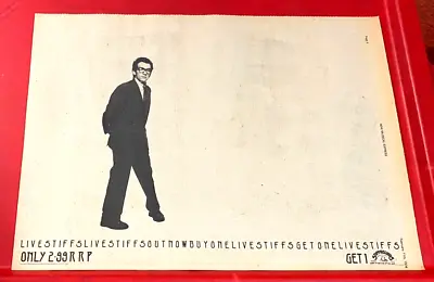 Elvis Costello/Live Stiffs Vintage ORIG 1978 Press/Magazine ADVERT Poster-Size • $4.97