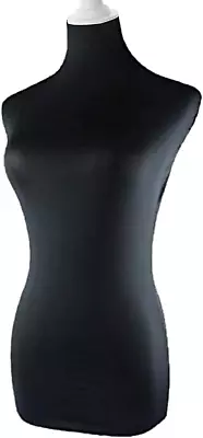 Black Superb Lycra Mannequin Fabric Cover 100% Handmade Soft Stretchy For Fash • $22.63