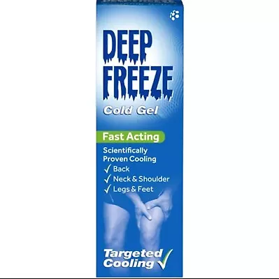 Deep Freeze Pain Relief Cold Gel - Relief From Muscle Discomfort - 35g • £3.99