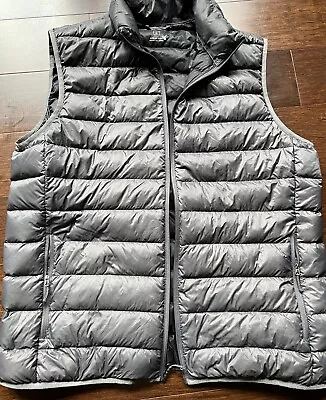 Eddie Bauer EB650 Down Puffer Vest Mens L  Full Zip With Pockets • $26.99