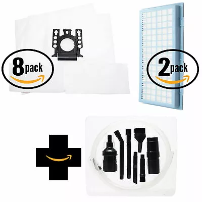 16 FJM Bags 16 Micro & 2 HEPA Filters For Miele S251i S6270 Quartz W/ Micro Kit • $48.99