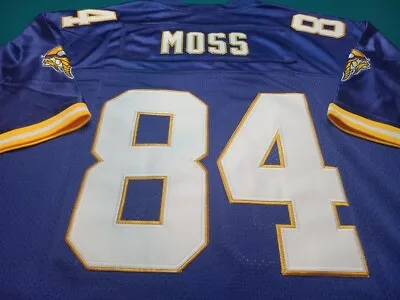 Randy Moss Minnesota Vikings Jersey Xl Original Type Sewn Quality Nfl  • $70