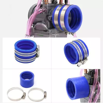 45mm Motorcycle Parts Carburetor Air Intake Flange Adapter Manifold Fitting Kit • $9.65