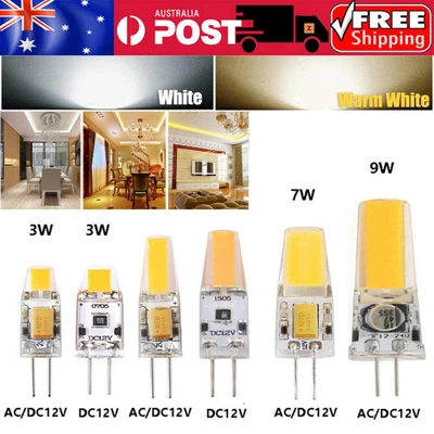 G4 LED COB Light Bulb 3/6/9W Dimmable Capsule Lamp Replace Halogen Bulb AC/DC12V • $10.30