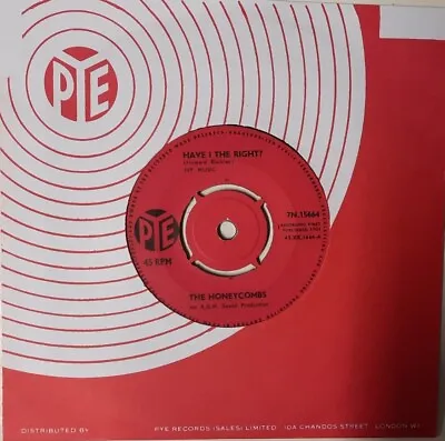 £4.99 • Buy The Honeycombs-Have I The Right? 7  UK Pye 45 1964