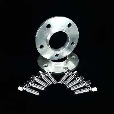 Wheel Slip On Spacer 10mm 5x112 CB 57.1mm Hub Centric + Wheel Bolts For Audi VW • $129