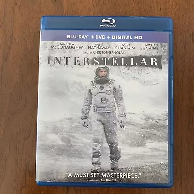 Interstellar (Blu-ray/DVD 2015 3-Disc Set W/Digital Copy IMAX Film Cell HTF • $9.99