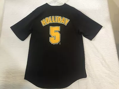 Oakland A’s Matt Holliday #5 True Fan 2009 Black Button Jersey Men’s Size XL. • $35