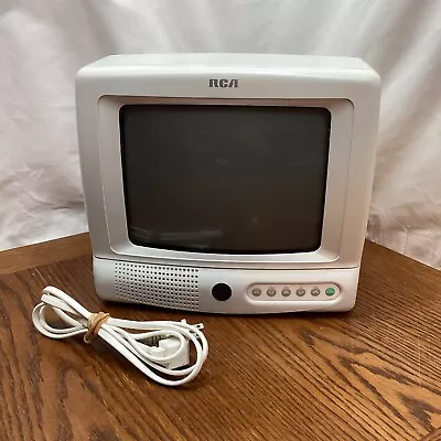 RCA E09344 9  CRT Television TV Retro Gaming No Remote Tested Working • $89.95