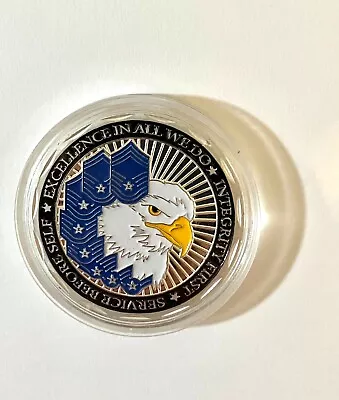 US Air Force Coin : Airman Creed And Insignia Of All Enlisted Ranks • $10.95