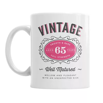 65th Birthday Happy Gift Present Idea For Men Women Ladies Dad Mum 65 Coffee Mug • £9.95