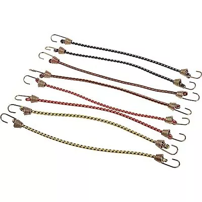  - 10  Mini Bungee Cords In Assorted Colors 8 Pack  • $6.25