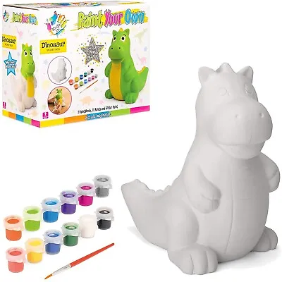 Kids Paint Your Own Money Box Dinosaur Girls Boys Childrens Art & Craft Gifts • £9.95