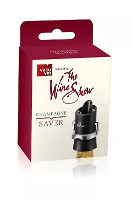 Vacu Vin The Wine Show Champagne Saver Black • £14.99