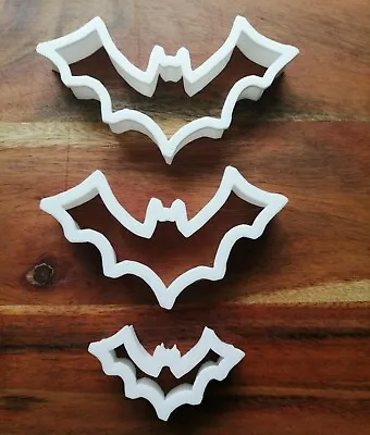 Bat Cookie Cutter Halloween Biscuit Dough Pastry Fondant Stencil Animal HA02 • £3.55