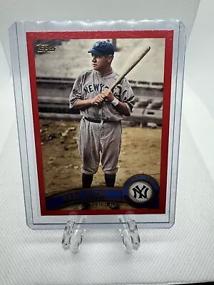 2021 Topps Archives Babe Ruth Red SP 55/75 - YANKEES  • $14.99