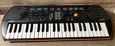 Casio SA-76 44-Key Mini Keyboard With 100 Tones 50 Rhythms Battery Powered • $54.95