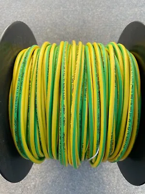 $139.95 • Buy 250 Feet 8 AWG Green/Yellow 100% Copper Tinned Marine Wire Battery Boat Cable