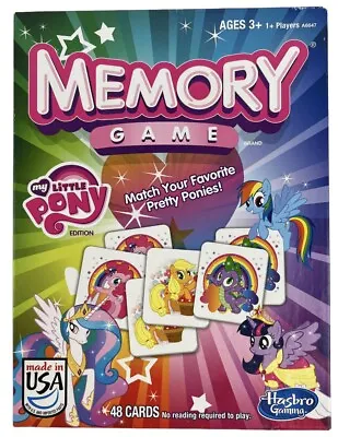 My Little Pony Memory Matching Game Hasbro 48 Cards  • £13.45