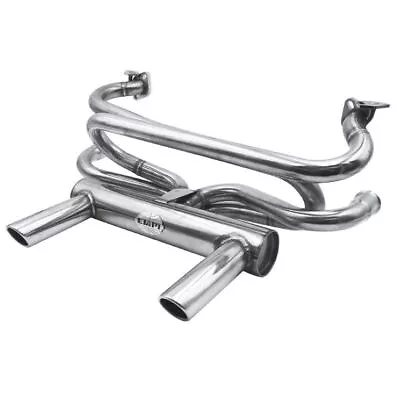 Empi 3761 Vw Stainless Steel 2 Tip GT Exhaust System Air-cooled Vw Bug & Ghia • $399.95