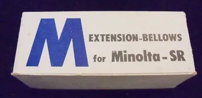 Minolta Extension Bellows Open Box • $25