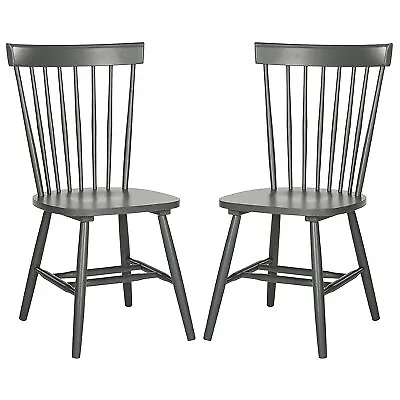 Set Of 2 Parker Dining Chair Gray - Safavieh • $98.99