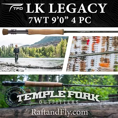 TFO LK Legacy 7wt 9'0  Saltwater Fly Rod | FREE SHIPPING - Lifetime Warranty • $249.97