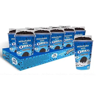 Oreo Milkshake With UHT Milk And Cocoa Biscuits Toppings 10 X 200ml • £24.95