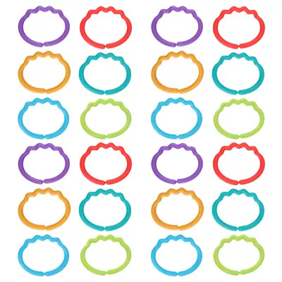 24pcs Colorful Rings Links Toys For Infant Kids Travel Car • £8.55