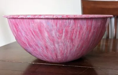 Brookpark Confetti Splatter Melamine Melmac Hot Pink Lavender Blue 11 5/8  Bowl • $75.99