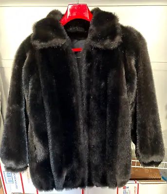 Vintage? Dennis Faux Fur Jacket Small Size (READ) • $49.99