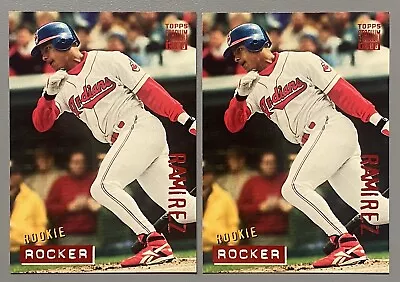 Lot Of 2 - 1994 Topps Stadium Club Manny Ramirez Rookie Rocker #627  • $1.89