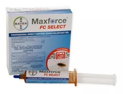 4 Tubes Maxforce FC SELECT Cockroach German Roach Control Bait Gel • $41