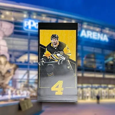 Justin Schultz #4 Player 24x48 Pittsburgh Penguins Arena Banner • $59.99