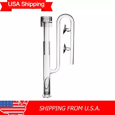 Aquatic Glass Lily Pipe Inflow With Surface Skimmer For Aquarium Filter Tubing • $22.95