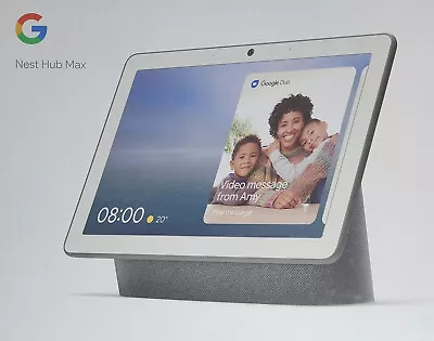 Google Home Nest Hub MAX Smart Speaker Hub | Charcoal • $299