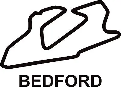 X2 Bedford Autodrome GT Circuit Race Track Outline Vinyl Decals Stickers 4  • £3.99