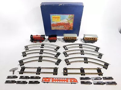 CU431-4# Hornby Meccano Gauge 0 Uhrwerk-Set Steam Type M1 3435 + Car Pullman • $355.01