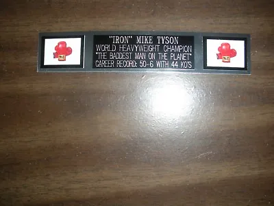 Mike Tyson (boxing) Engraved Nameplate For Photo/poster/gloves/trunks • $7.99