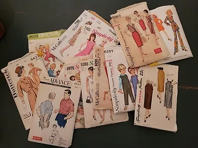 You Pick Vintage Sewing Patterns • $5.50