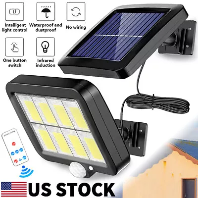 1200000lm LED Solar Street Light Security Flood Lamp Motion Sensor Outdoor Wall • $11.65