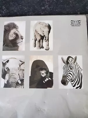 5 X IKEA Animals Art Post Cards 18 X 13cms • £1