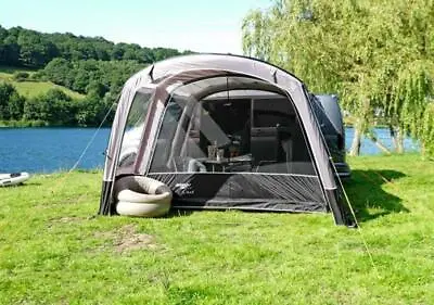 Cruz Vango Awning 2018 Onwards Fly Net Mosquito Full Front Door Mesh Panel Black • £19.95