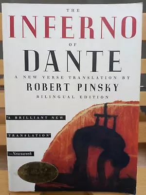 Inferno Of Dante VerseTranslation By Robert Pinsky Bilingual Edition Pb 1997 VGC • £8