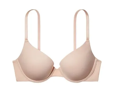 Victoria Secret PINK Push Up Bra NUDE 32 34 36 A B C D DD ALL SIZES NEW • $29.60