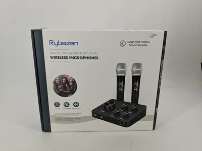 $74.97 • Buy Rybozen Wireless Microphone Karaoke Mixer System