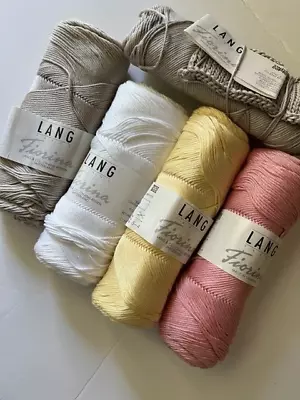 $30 • Buy Lang  Fiorina  - Lot Of  10  Skeins In  Mixed Colors (HTF)