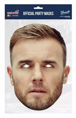 GARY BARLOW Card Masks (TAKE THAT) Fancy Dress Up Stag Hen Night Party • £3.49